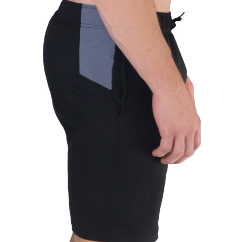 COMPETITOR SHORTS IN BLACK/GREY