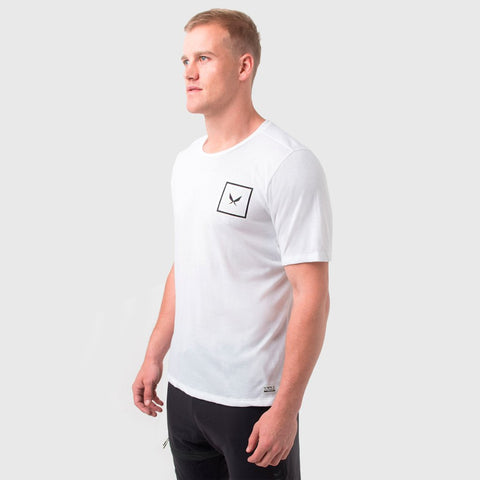 SHIELD TEE IN WHITE